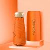 New Macaron Color Five-Fold Ultra-Light Sun Protection Compact Mini Umbrella with Buckle Handle