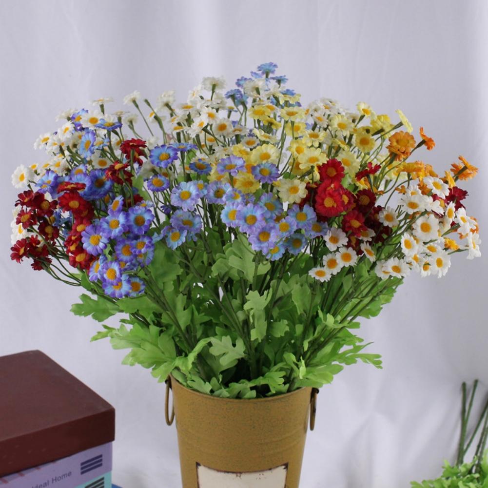 

Пластиковые искусственные цветы 30 головок 54 см 6 веток