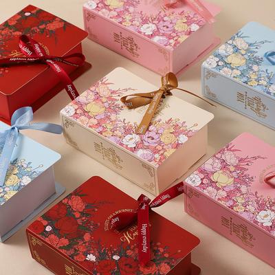 5pcs Valentine's Day Creative Book Shaped and Holiday Gift Box, Creating A Festive Atmosphe,For Wedding Valentine'S Day Box