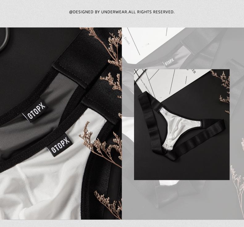 GTOPX Men's Personalized Double Thong Sexy Underwear