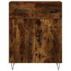 Highboard Smoked Oak 69.5 x 34 x 180 cm Particleboard