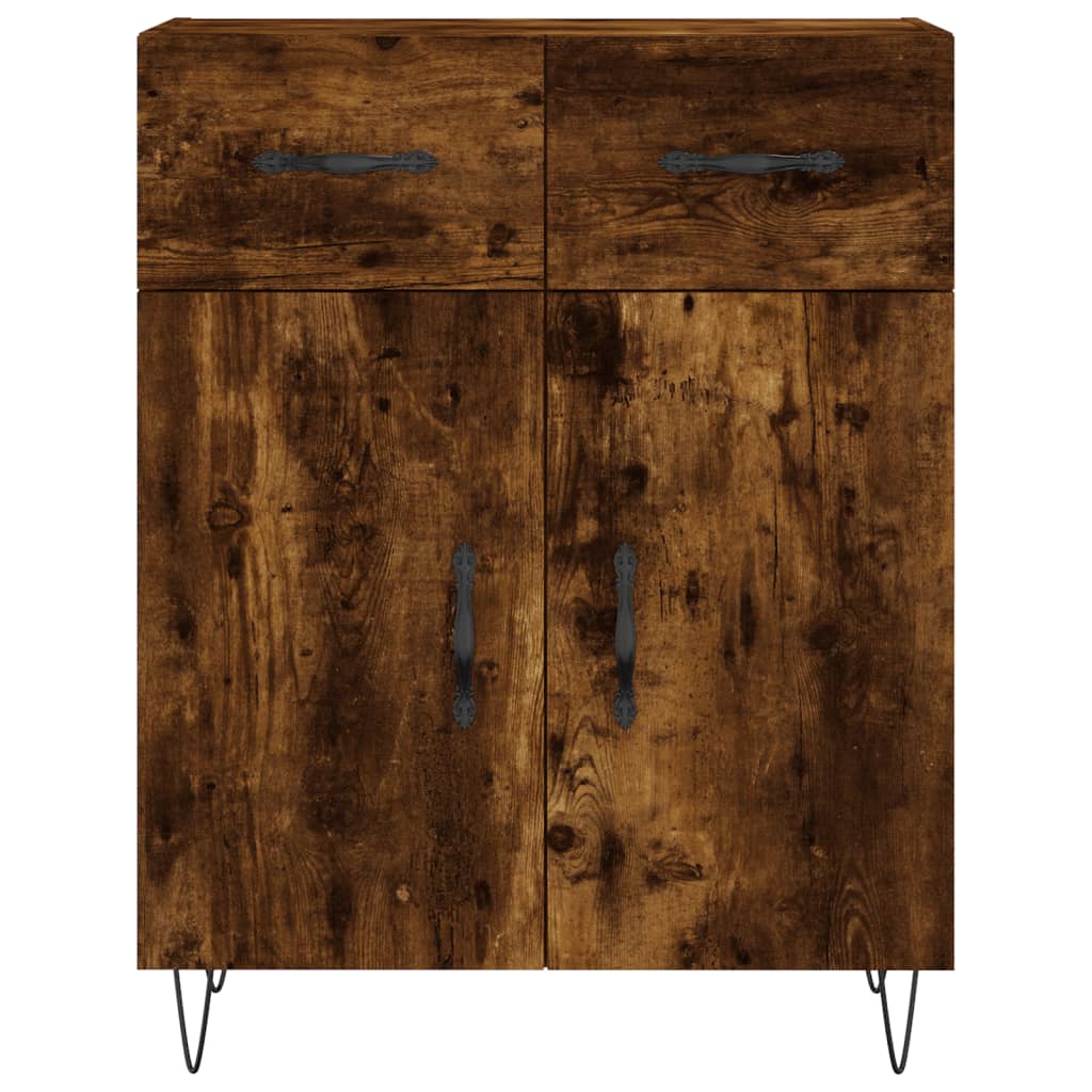Highboard Smoked Oak 69.5 x 34 x 180 cm Particleboard