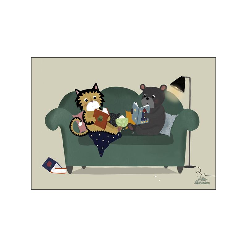 Pop Colorful Animals Poster Aesthetic Acrobatics Species Illustration Sketch Canvas Print Wall Art Home Decoration Room Decor