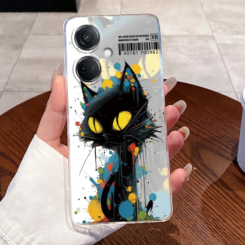 For OnePlus Nord CE3 CE2 Lite Capa Clear Silicone Soft TPU Back Cover Cases For One Plus Nord CE 2 3 Lite Rabbit Cat Phone Case