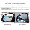 Blind Spots Auxiliary Mirrors Round Glass Frameless Convex General  Fit Car Safety Mirror Simple Use for Car SUV Truck