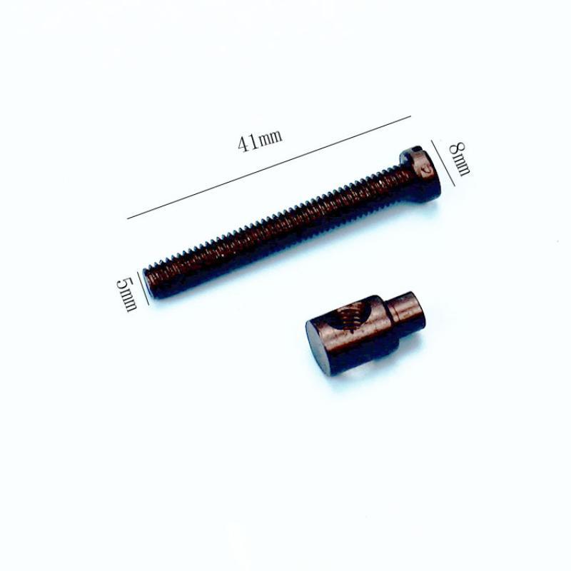 Heavy Duty Metal Bar Chain Adjuster Tensioner Screw 2 Pack Universal Chainsaw Accessory for Outdoor Lumbering Work