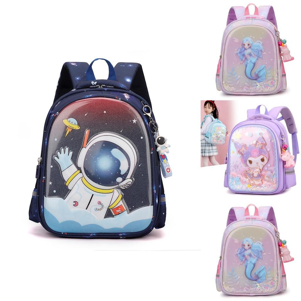 New Large Capacity Cartoon Backpack For Kids In Deep Blue Space Theme With Ultra Cute Design