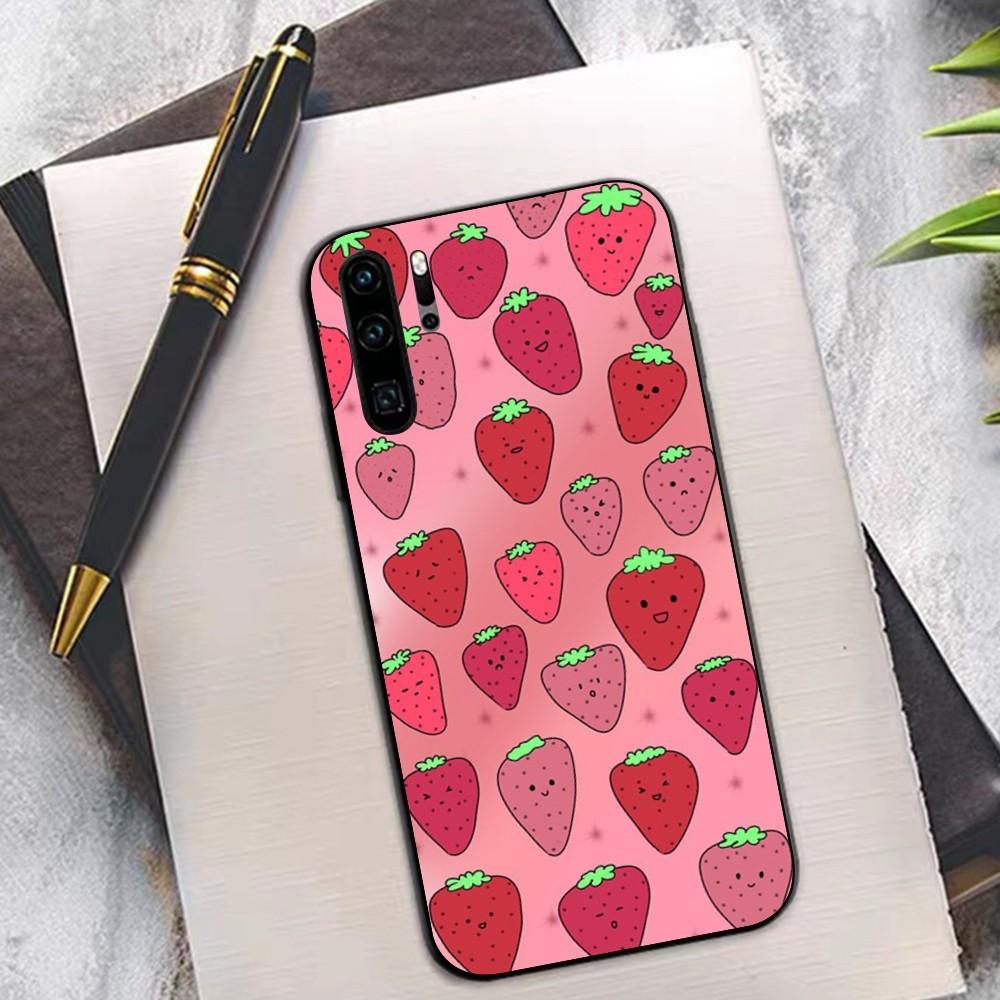 Strawberry Sweet Phone Case For Redmi 8 9 10 pocoX3 pro for Samsung Note 10 20 for Huawei Mate 20 30 40 50 lite