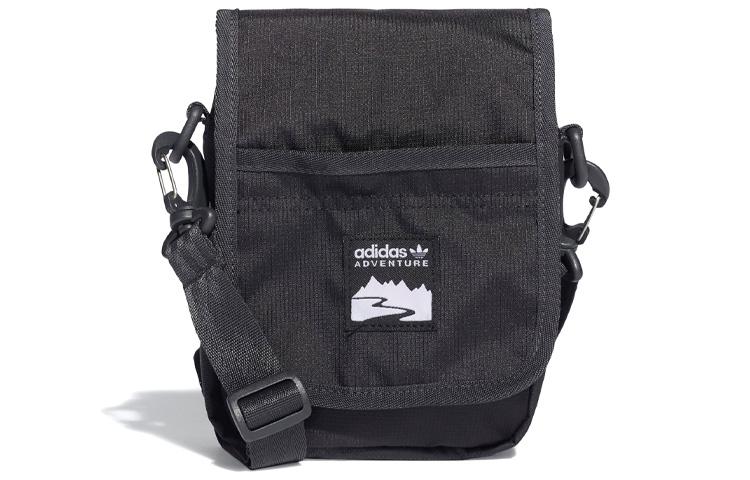 Adidas Originals Recycled Material Polyester Crossbody Bag Small Unisex Black HE9712