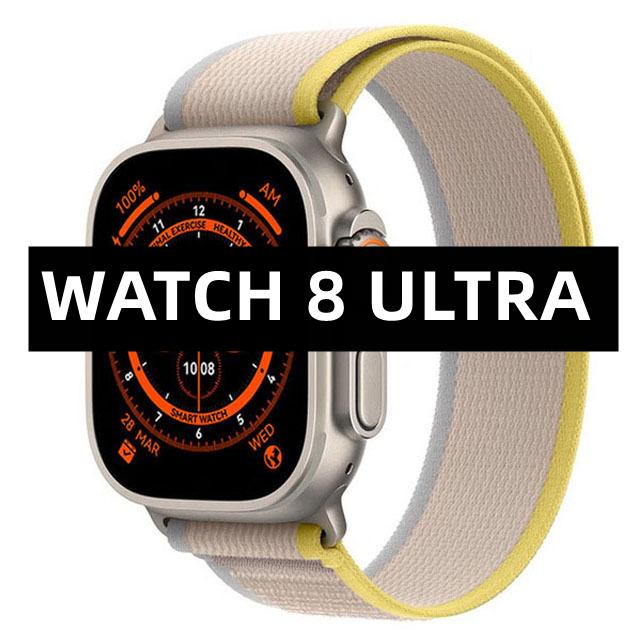 Watch 8 Ultra Smart Watch Men Gps Nfc Series8 Smartwatch Waterproof Sport Mode Fitness Wireless Charging Watch For Apple Watch