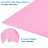 4 Rollen 250x50cm Krepppapier Girlanden Weiches Papier Girlande Blatt DIY Basteln Blumenherstellung Verpackung Party Geburtstag Hochzeit Deko