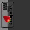 Phone Cover Case for Samsung Galaxy A52S A72 A73 A33 A17 A52 A56 A55 A34 A36 A35 A53 A54 A14 A23 A16 A15 Cherry Strawberry