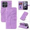 Applicable MOTO G06 4G Curved Crease Phone Leather Case G04Flip cover with card slot G35Leather protective case