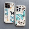 Silikon-Handyhülle für iPhone 16 Pro Max 15 14 Pro Max Plus 13 12 Mini 11 Pro Max XR XS X Neue Mode Elegante Schmetterlings-Abdeckungen