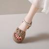 Woman Shoes Platform Pearl Open Toe Sandals for Women Summer 2025 Offers Low Price Comfortable Anti Slip Hot Footwear On Sale