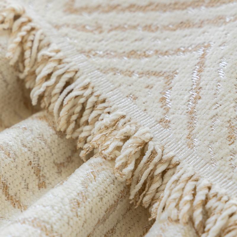 Striped Sofa Cover Anti Scratch Chenille Towel Blanket Thick 1/2/3/4 Seater Couch Chair Furniture Protector for Pets