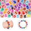100-200pcs 8/10mm Acrylic Rhombus Beads Colorful Faceted Loose Beads For DIY Jewelry Making Bracelets Phone Chain Accessories
