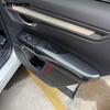 For Honda CR-V CRV  2024 2025 Carbon Fiber Interior Door Armrest Panel Cover Trim Decoration Sticker Accessories Car Styling
