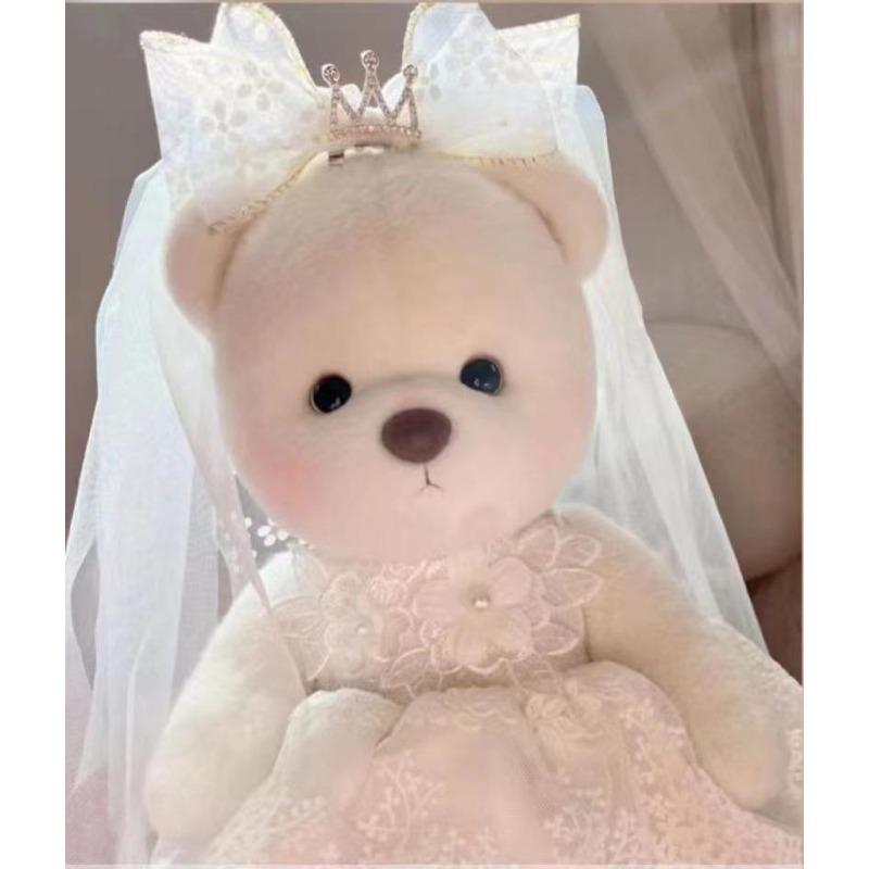 30cm Handmade Original Teddy Bear Stuff Plush Doll With Clothes Lina Bear Kawaii Plushies Birthday Gift For Children Girlfriend