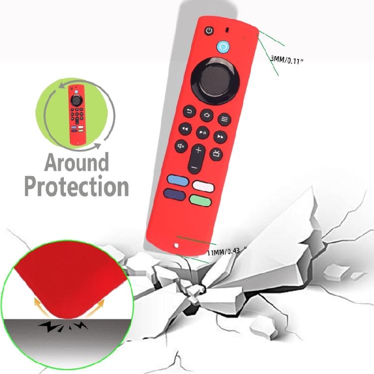 Fall Proof Silicone Case for Fire TVStick 4K 2023 Remote Controller Case