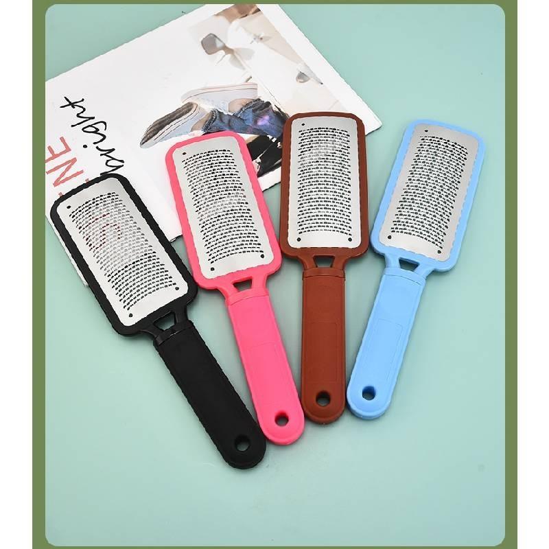 Premium Qualität 304 Edelstahl Fußraspel Doppelseitiger Hornhautentferner Mit ABS-Griff