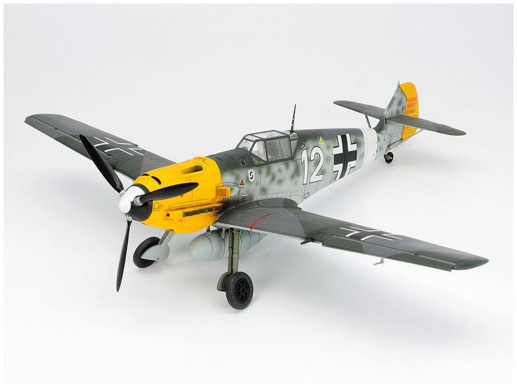 Tamiya 1/48 Masterpiece Series No. 63 German Air Force Messerschmitt Bf109 E-4/7 TROP Plastic Model Kit 61063