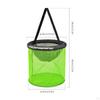 ing Basket Baits Storage Cage Mesh Net Folding for Pond