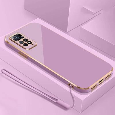 Per Xiaomi Redmi Note 11 Pro Custodia Redmi Note 11 Pro 5G Cover NOTE11PRO 5G Custodia per telefono con placcatura quadrata di lusso Cover posteriore antiurto