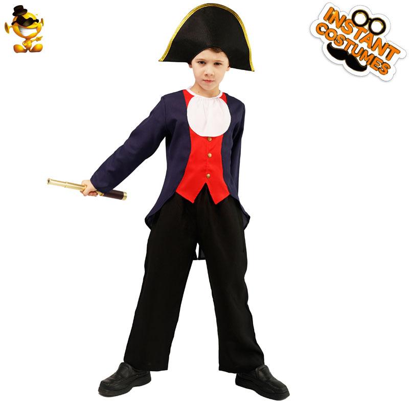 Little boy pirate captain party costume halloween cosplay costume stage costume masquerade