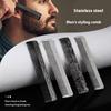 Stainless Steel Men'S Beard Comb Portable Mini Oil Head Comb For Barber Mustache Care Shaping Tools Pocket Size Hair Comb