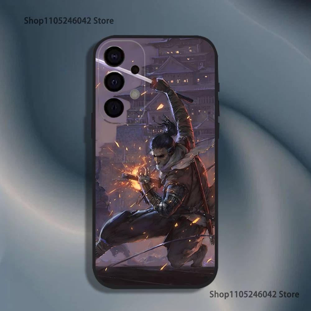 

S-Sekiro Game For Samsung S26,S25,S24,Ultra,S20,S30,Plus,S22,S23,Ultra,Plus,5G Soft TPU Cover Phone Case Samsung S21 s305G