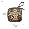 7X7Cm Jomfru Maria Jesus Bøn Rosenkrans Taske Religiøs Smykke Opbevaringsboks Articulos Religioso