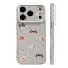 Cute Cartoon Puppy Animal Case for iphone 17promax Shockproof Soft Case for iPhone 17pro 16 15 14 13 Pro Max Protector Cover