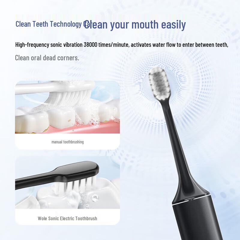 WOLO Smart Sonic Electric Toothbrush Couple Set