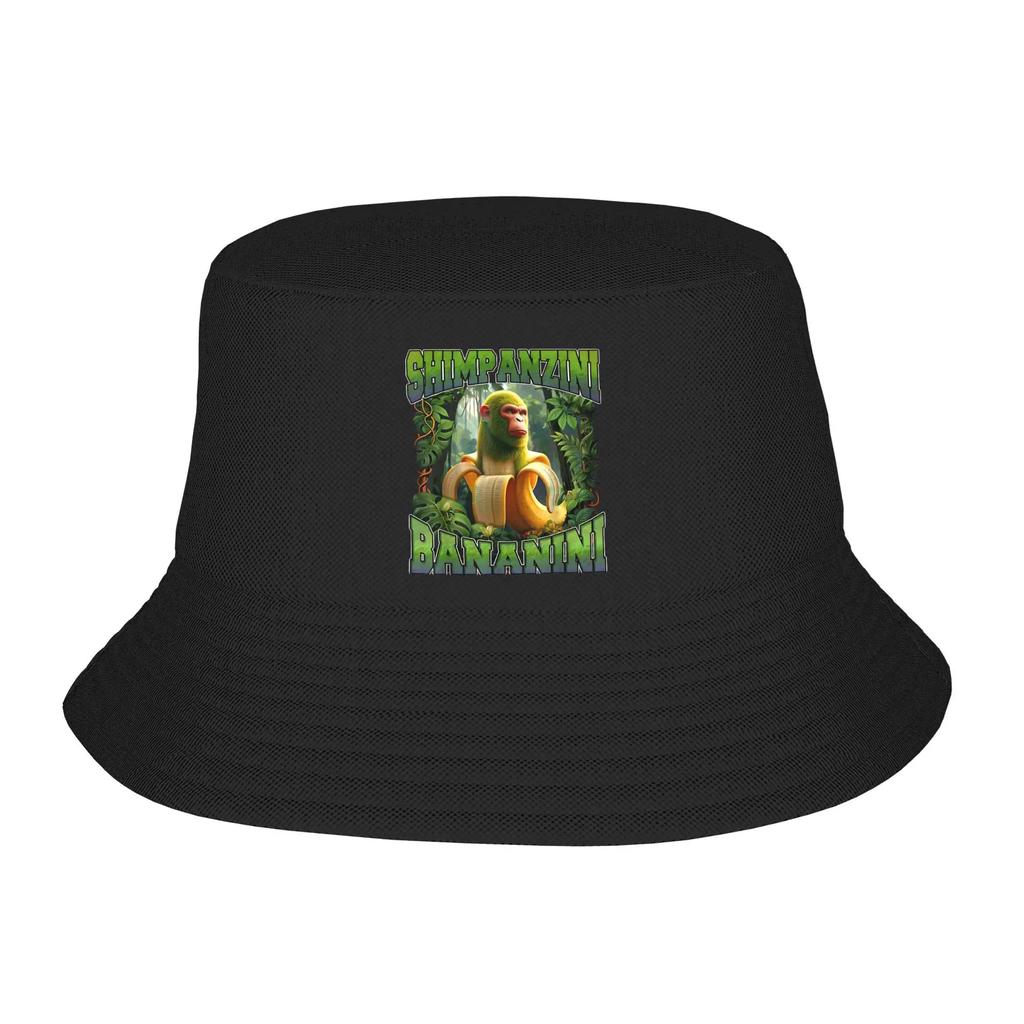 Street Ballerina Cappuccina Italian Brainrot Meme Bucket Hat Unisex Foldable Outdoor Fisherman Caps Bob