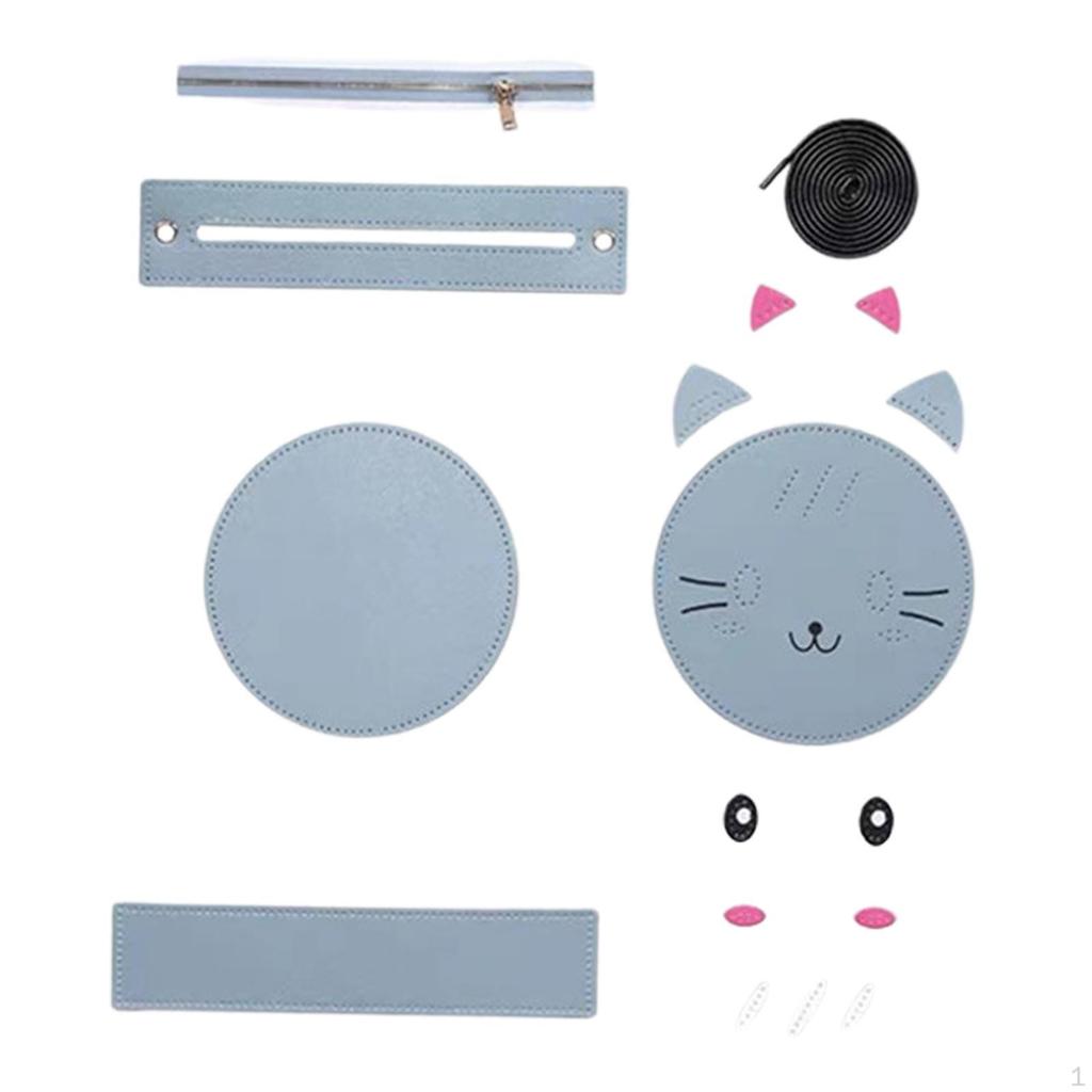 DIY Leather Bag Making Cute Animal Shape Shoulder Sewing Material for Women