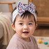 New INS-Style Elastic Wide-Band Baby Headbands:Cute Printed Bow Hair Bands,Soft & Skin-Friendly Headbands for Infants & Toddlers