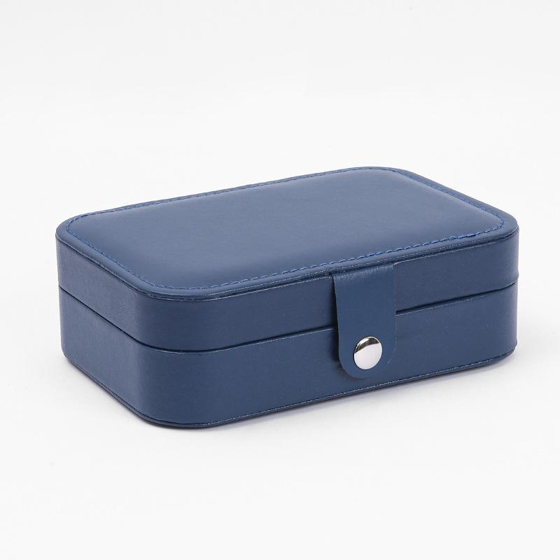 Tragbare Schmuckschatulle mit mehreren Fächern und Samtfutter - Reisefreundlicher rosa Schmuckorganizer für Accessoires