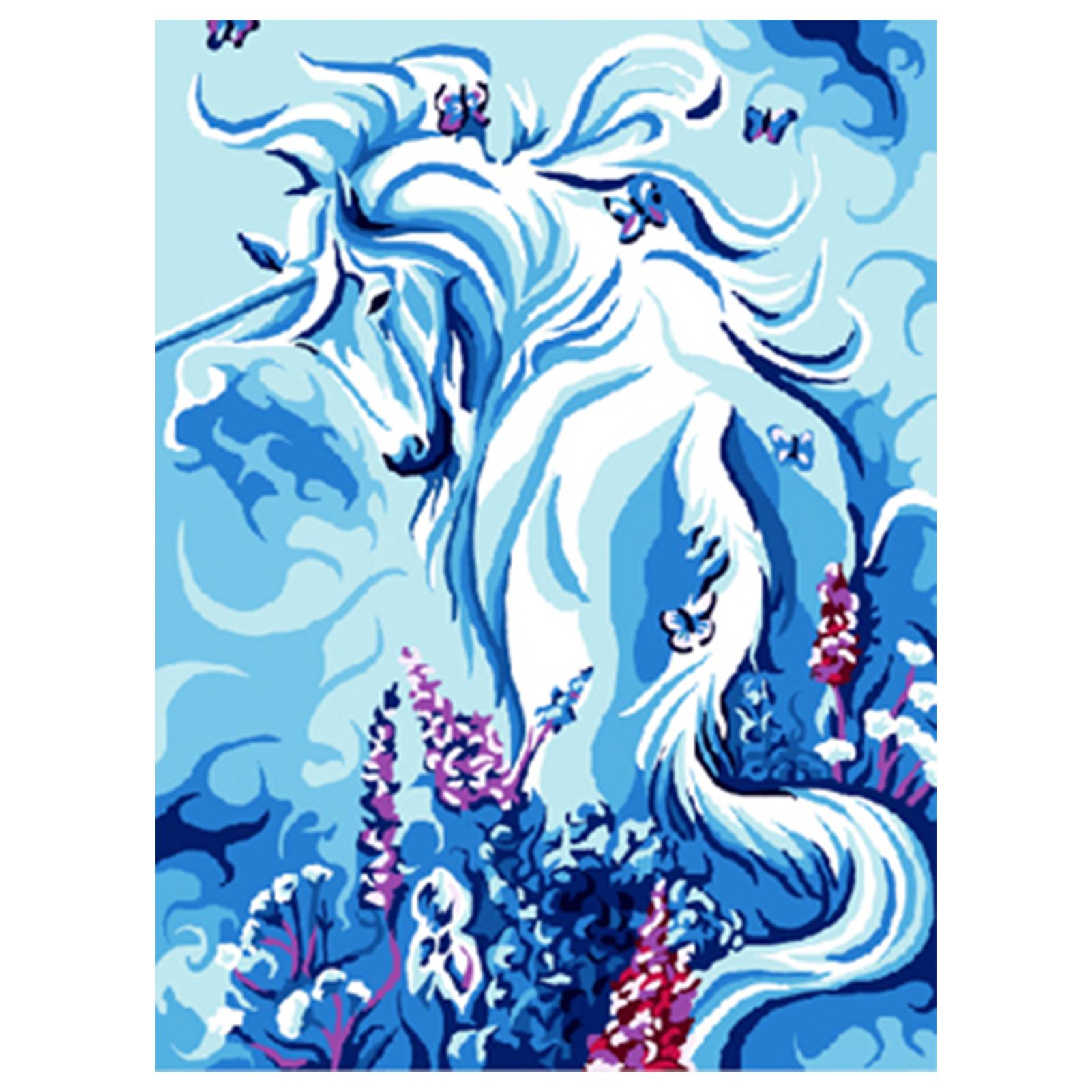 

16 x 20 дюймов DIY картина маслом на холсте набор для рисования по номерам Лошадь животное узор для взрослых детей Type 1