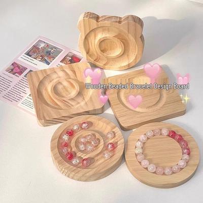 Wooden Jewelry Display Tray for DIY Beading & Storage with Free Shipping