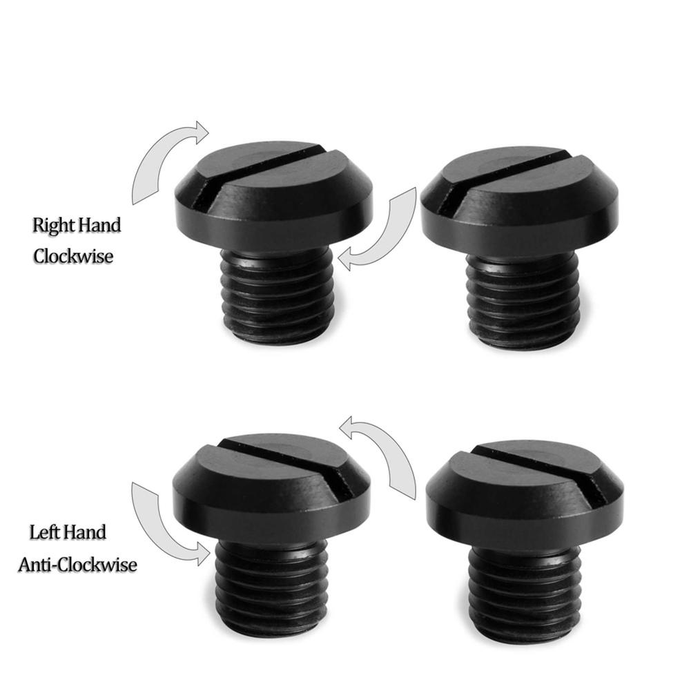 4pcs Universal M10x1.25 Motorcycle Left Side Mirror Hole Plugs