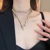 Unique Serpents Inspired Necklace Modern Snake Design Necklace Adornment For Those Who Love Unique Accessories