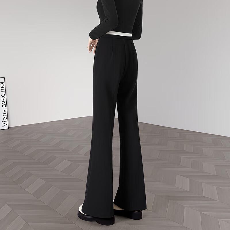 Women's High-Waist Micro Flare Commuter Long Pants