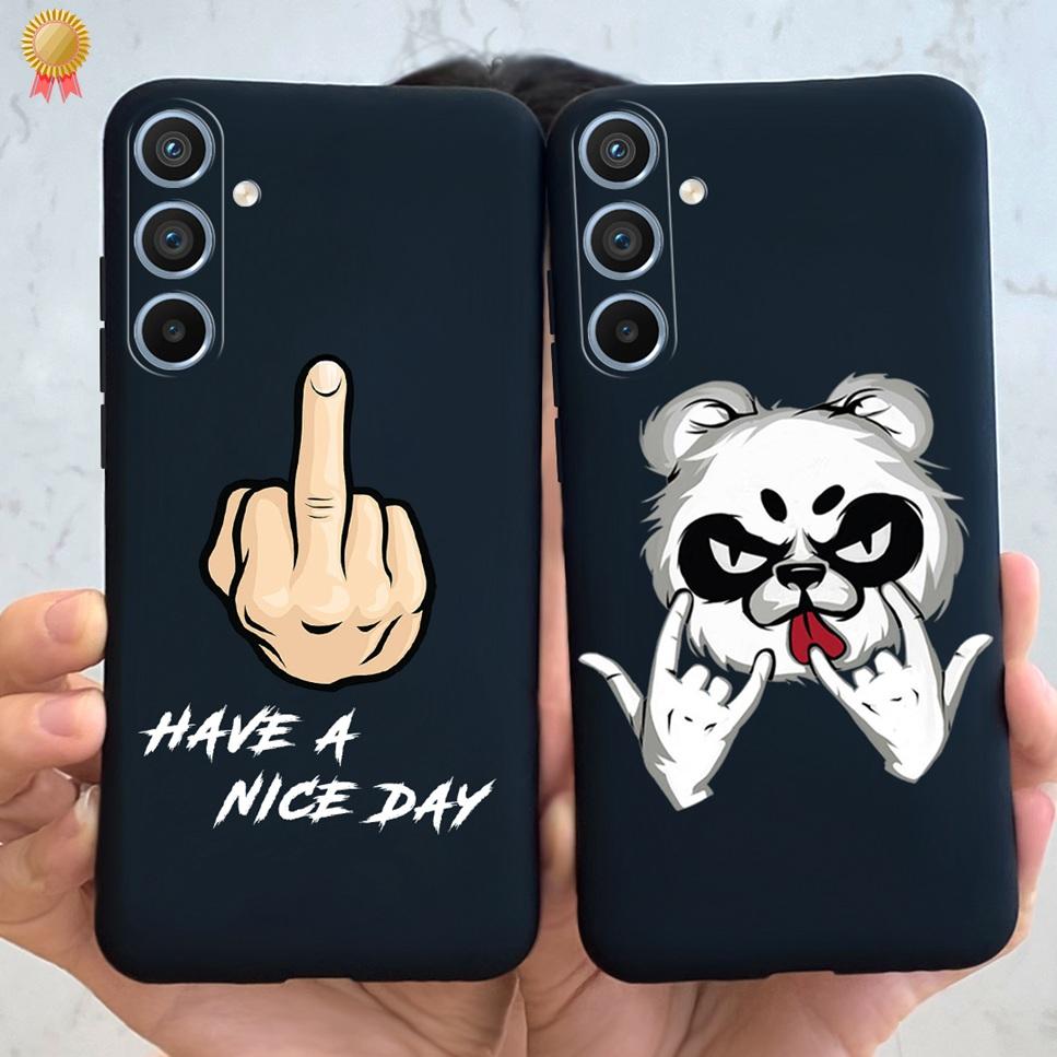 For Samsung Galaxy A24 A 24 4G Case Cute Shockproof Silicone Cartoon Back Cover For Samsung A24 SM-A246M A 24 Funda