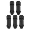 E7 Waterproof Connector Vertical Assembly Welded Wire Type 4 Core Electrical Cable Connector 60V 2A