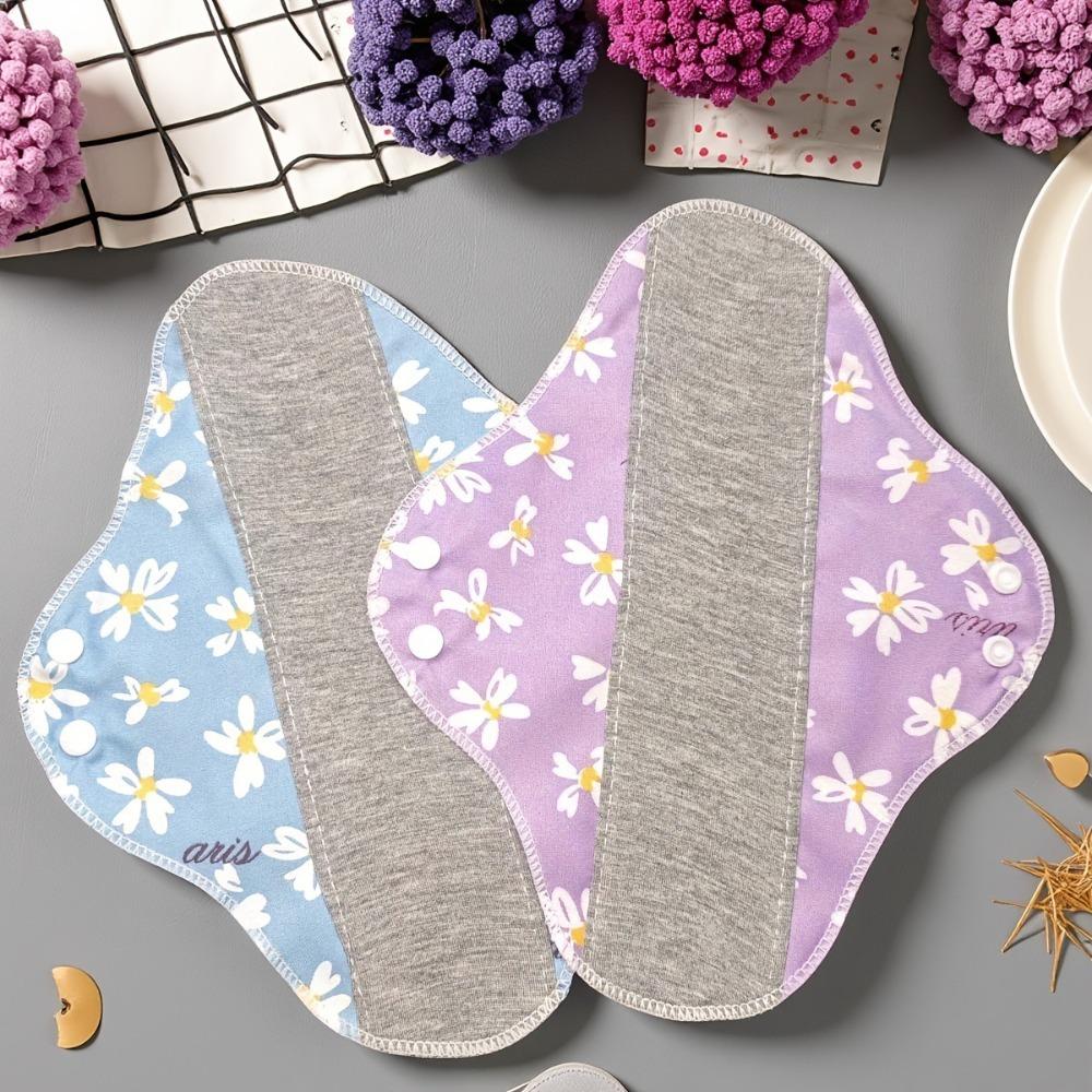 Reusable Menstrual Cloth Sanitary Cotton Panty Liners Durable Monthly Absorbent Menstrual