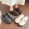 Women Vintage Birken Style Fleece Lined Warm Casual Outdoor Slip On Slippers