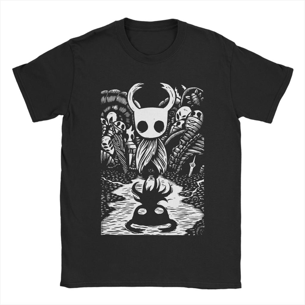 Hollow Knight Silksong T Shirt Indie Games Adventure 100% Cotton Clothing Crazy Short Sleeve Round Neck Tees Big Size T-Shirt