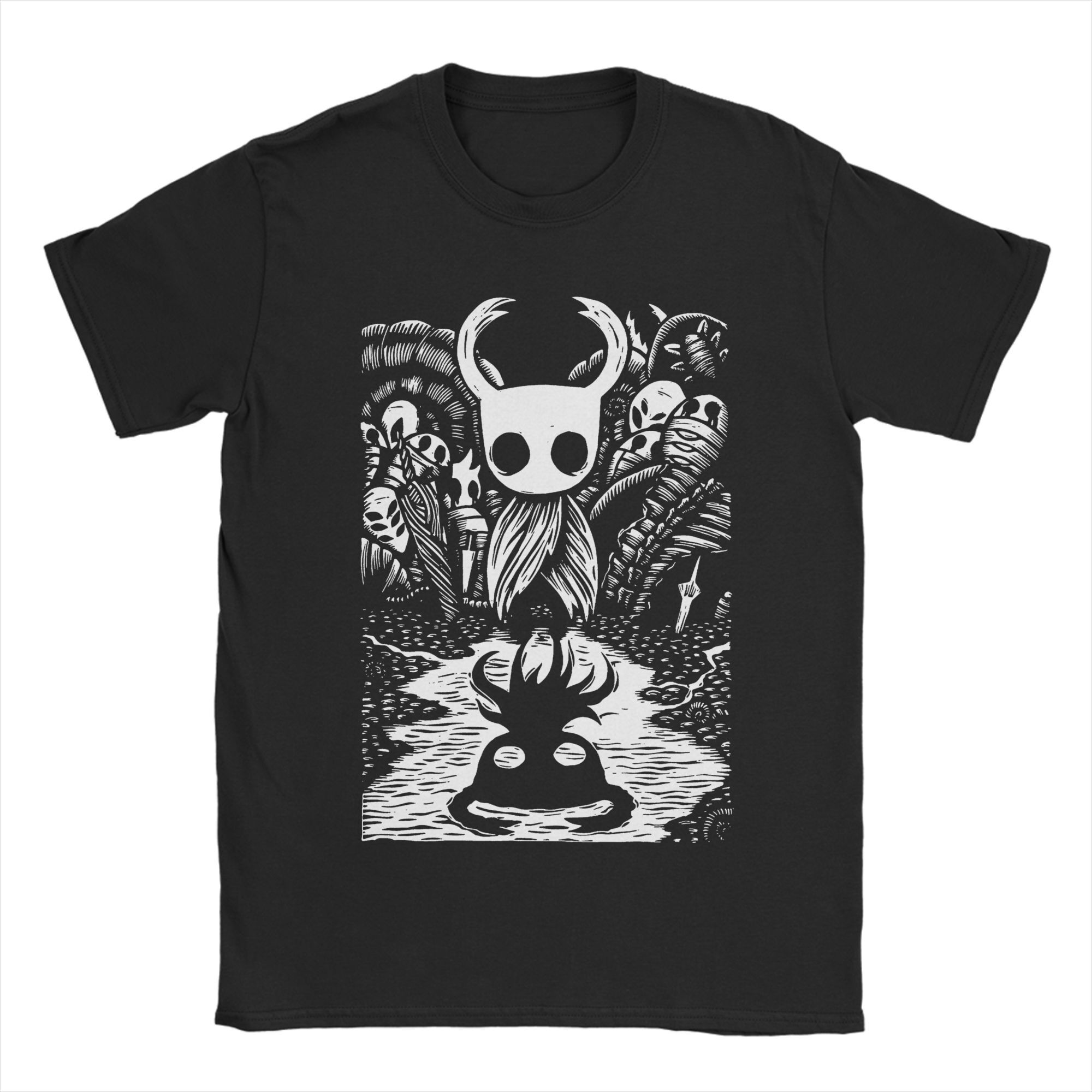 

Футболка Принцеса Морозиво Для Чоловіків Жінок Бавовняний Топ Футболка Ульцзан Hollow Knight Silksong З Круглим Вирізом З Коротким Рукавом 4XL