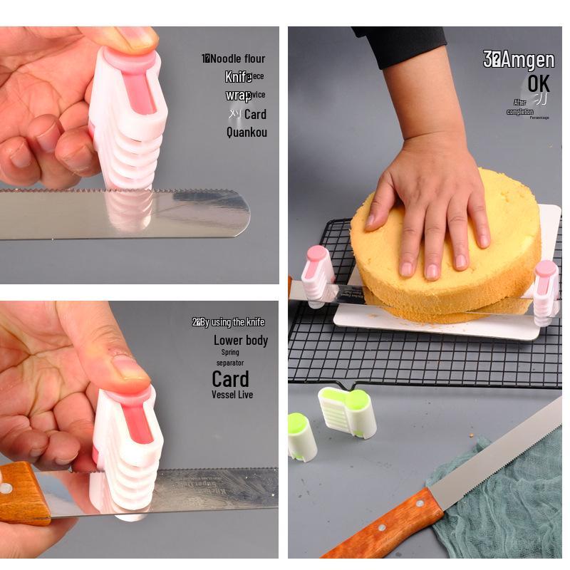 Cake Layering & Bread Slicing Tool for Sponges (1 Pair)